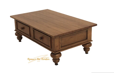 Ethan Allen Large Henry Country Coffee Table Cover