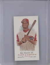 KEN GRIFFEY JR 2007 TOPPS ALLEN & GINTER #55 BAZOOKA BACK 20/25 MINI REDS HOF