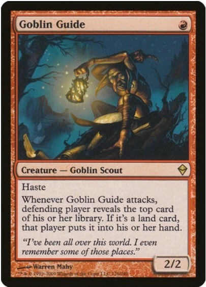1 x Goblin Guide - Zendikar - LP - Magic The Gathering - MTG - Image 1 of 1