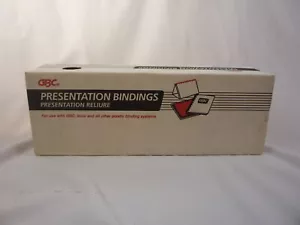 GBC 4000032 Cerlox Bindings Black 5/16" Spines 100 PK - Picture 1 of 4