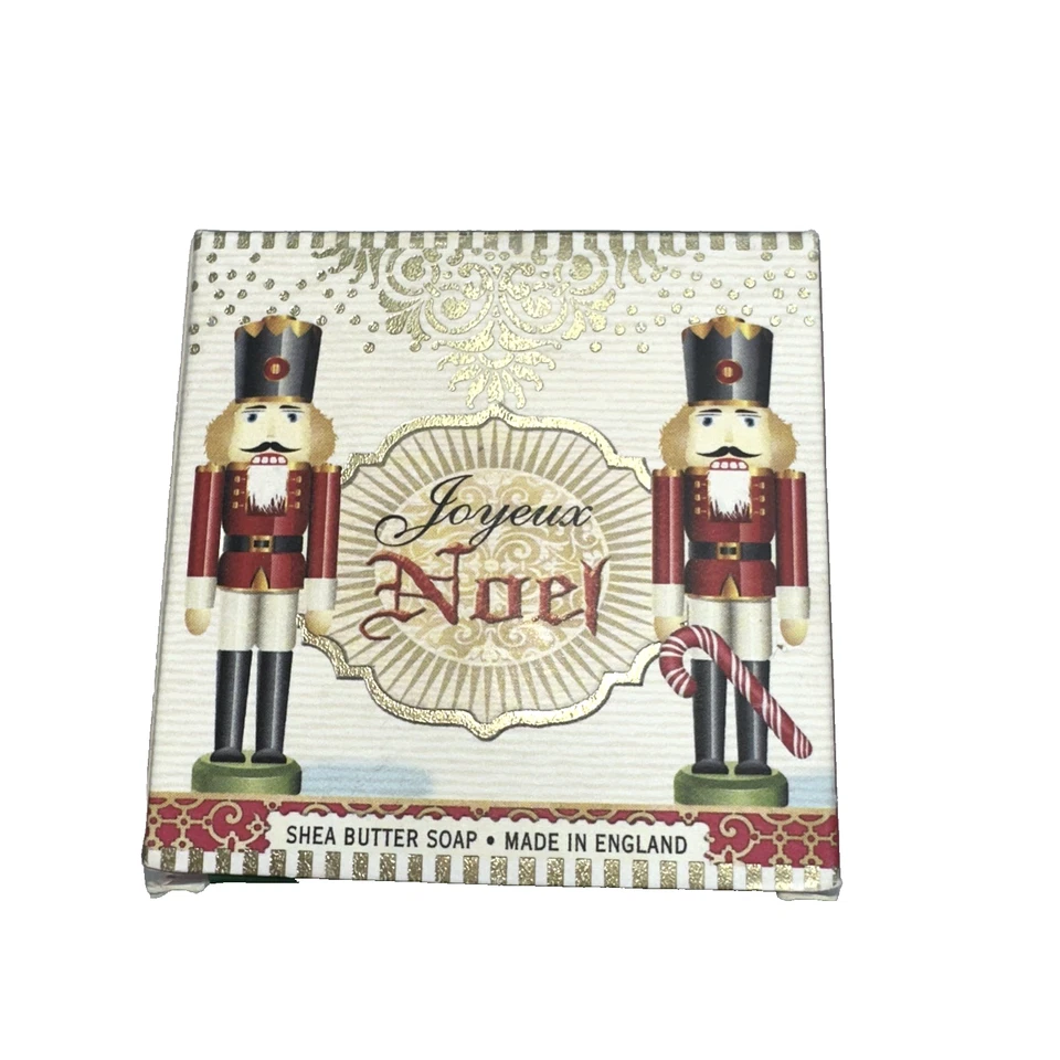 Michel Design Works Nutcracker Shea Butter Soap Christmas Made England - Image 1 of 4