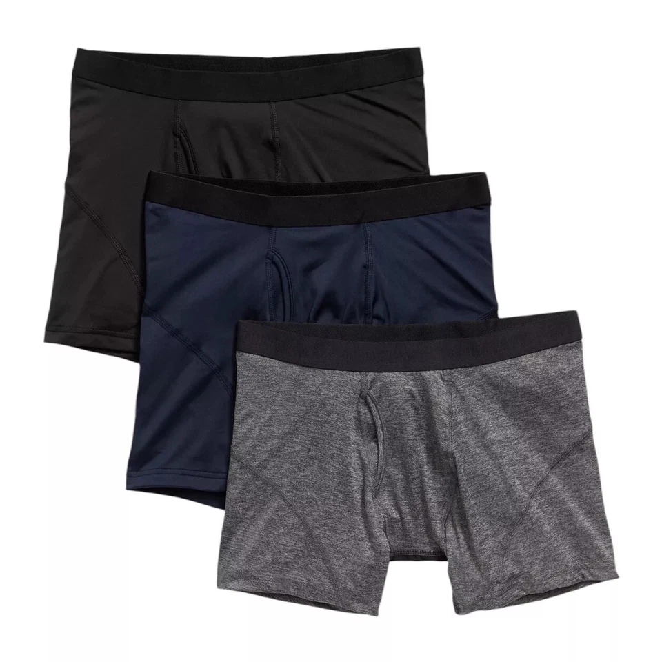 Paquete de 3 calzoncillos boxer Old Navy Cool Performance Multi 5" para hombre XX-grandes 44-46” Foto 1 de 1