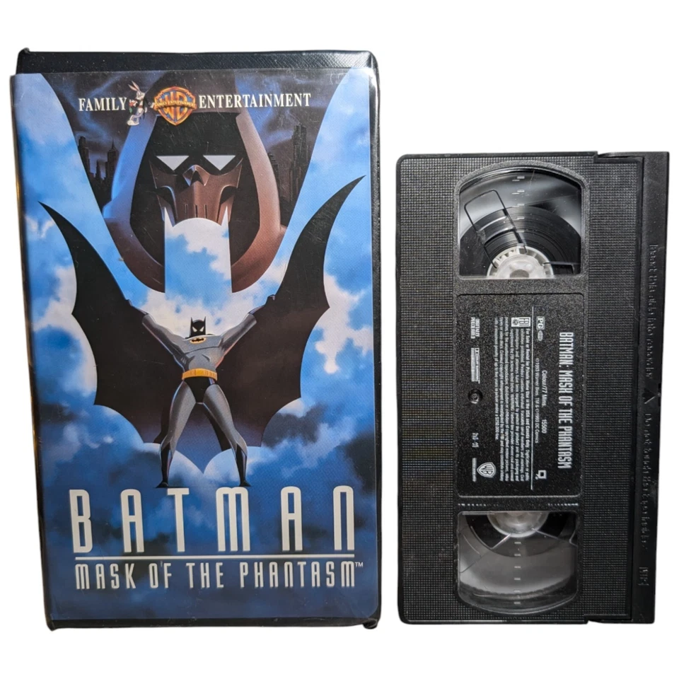 Batman Máscara del Fantasma 1993 VHS Cinta Clamshell Foto 1 de 1