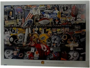 NFL Super Bowl Champions 24x32 Unsigned Lithograph Poster Print New 49ers - Picture 1 of 1