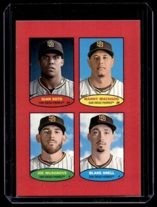2023 Topps Heritage Red Stamp Manny Machado San Diego Padres #74BS-26 - Picture 1 of 2