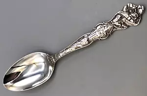 Vintage Sterling Silber Sternzeichen Löffel 5 7/8", Monat Mai "Zwillinge" - Bild 1 von 6