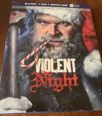 Violent Night - (Blu-ray,DVD, Digital) With Slipcover - Brand New And Sealed - image 1 of 4