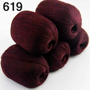 New Sale Soft 5 Skeins x50g Pure Cashmere Blankets Hand DIY Knit Wool Yarn 19 - Picture 1 of 12