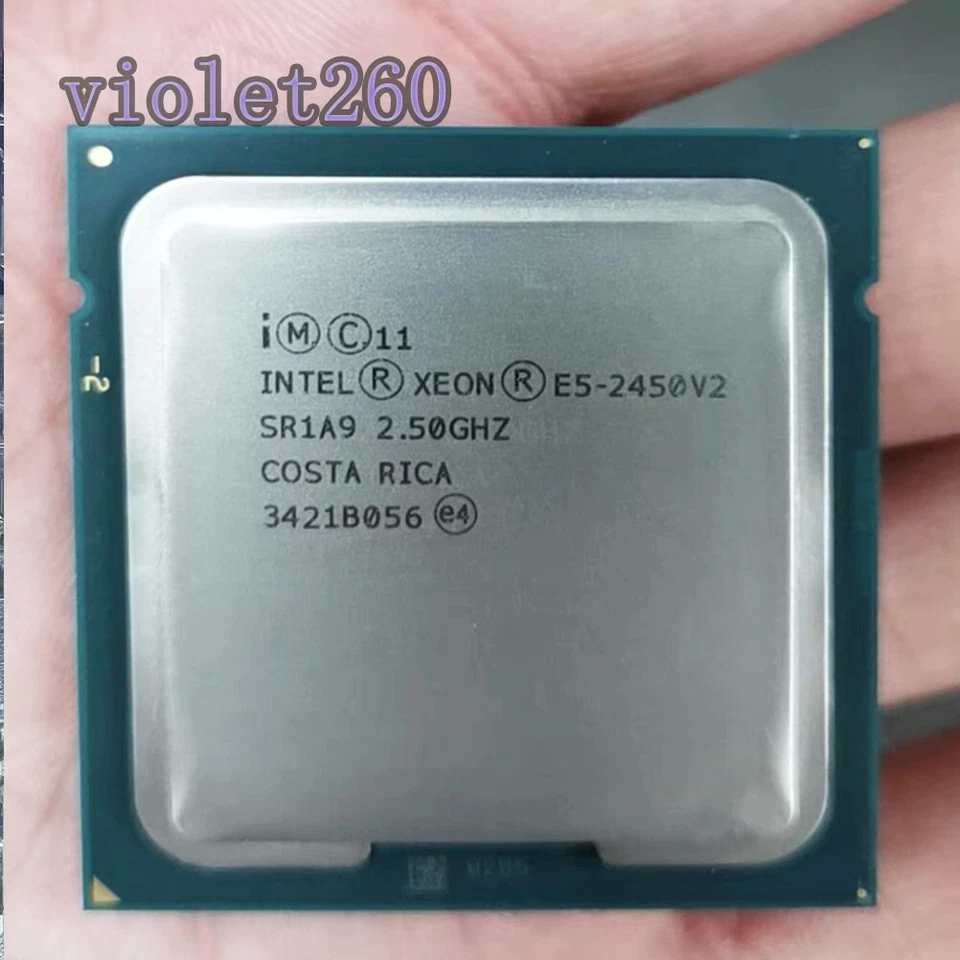 Intel Xeon E5 2450 V2  LGA1356 CPU Processor 2.5GHz 8Core 16Threads 20M SR1A9 - Image 1 of 1