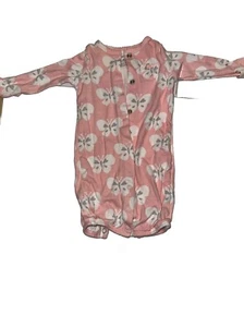 Carters Kleinkind Mädchen Neu mit Etikett rosa weiß Schmetterling Einteiler - Bild 1 von 4