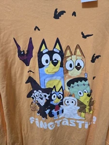 Camiseta Bluey Dad Bandit Temática Halloween Unisex Adulto Camisa Talla Pequeña - Imagen 1 de 3