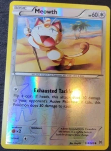 Reverse Holo Foil Meowth # 114/162 XY: Breakthrough Set Pokemon Cards NM/MINT - Imagen 1 de 1