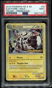 Pokemon Electivire Holo HG & SS 20/102 - Prerelease Stamp - PSA 9 - Bild 1 von 2