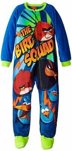 Angry Birds Footed Sleeper Blanket Pajama Boy Size S6/7 M8 - Picture 1 of 1