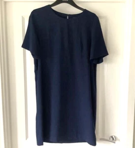 Marineblaues Kleid Größe 14 von M & S Collection Range wie abgebildet - Bild 1 von 5