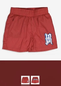 John Richmond Spellout Logo Red Boys Swim Shorts Size Age 4 Years Designer £67 - Picture 1 of 9