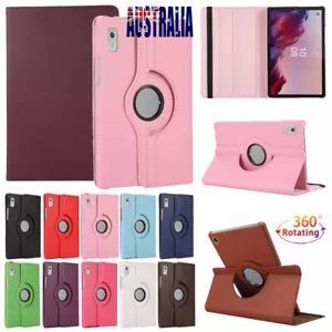 For Lenovo Tab M8 M9 M10 3rd P11 M11 Tablet Rotate Leather Case Flip Stand Cover - Picture 1 of 59
