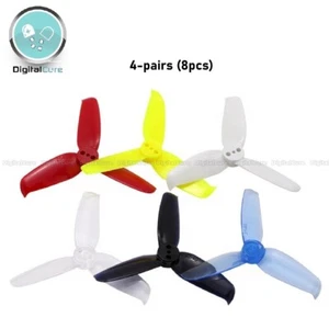 4-Pairs 2.5" GemFan FLASH 2540 3-Blade 1.5mm Propellers Props - 1104 1105 1106 - Picture 1 of 7