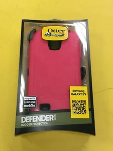 Custodia a portafoglio rosa OEM OtterBox Defender serie protezione robusta per Galaxy S4 - Foto 1 di 4