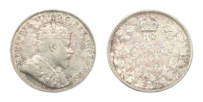 Canada 1903 10 cents silver coin - Image 1 of 3
