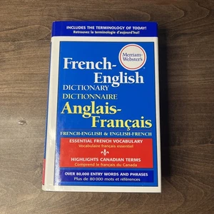 Merriam-Webster's French-English Dictionary Hardcover - Picture 1 of 6