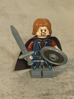 LEGO Lord of the Rings LOTR lor014 Boromir Minifigure 9473 - Image 1 of 2