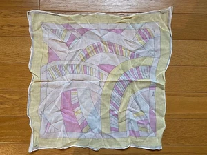 Pañuelo de Algodón Emilio Pucci Pastel Multicolor 43×43cm - Imagen 1 de 1