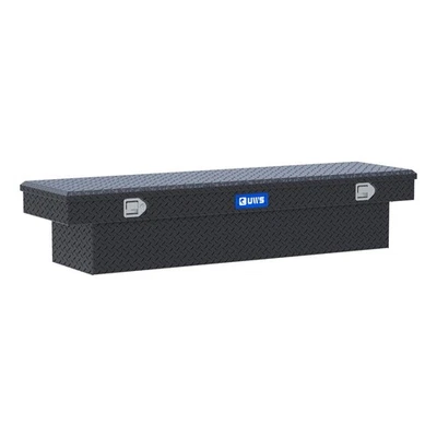 UWS 72" Crossover Truck Tool Box Storage (Heavy Packaging) Matte Black Aluminum - Imagem 1 de 4