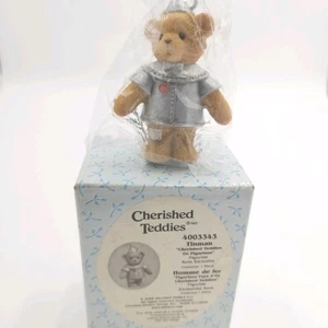NIB Enesco Cherished Teddies Lot of 4 Tinman| |Paws for Luck|Tooth Fairy|Gregory - Picture 1 of 5