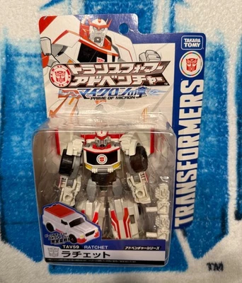 Transformers Adventure Ratchet TAV59 Deluxe Class (Takara) MOSC - Image 1 of 4