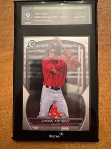 2023 BOWMAN DRAFT CHROME-REFRACTOR #BDC112 ROMAN ANTHONY DEGREE 9 - Picture 1 of 2
