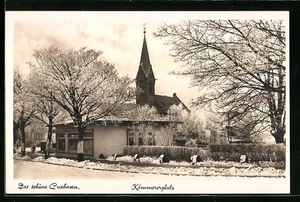 Cuxhaven, Partie am Kämmererplatz mit Blick auf Kirche, Ansichtskarte  - Picture 1 of 2