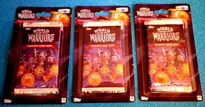 2015 Topps World Of Warriors Trading Cards 3X Blister Packs Toys R US - Picture 1 of 3