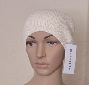 Athleta Women's Kinetic Merino Wool Blend Semi-Fitted Beanie One Size - Picture 1 of 6