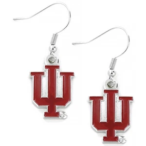 Indiana Hoosiers Dangler Earrings - Picture 1 of 1