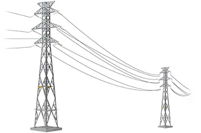 Tomytec Diorama Scenery Collection Accessories 084-3 Power Transmission Tower A3 - Image 1 of 4