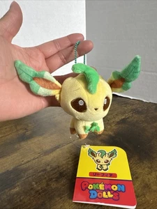 Pokemon Center Japan offizieller Leafeon Pokedoll Schlüsselanhänger USA Verkäufer - Bild 1 von 9