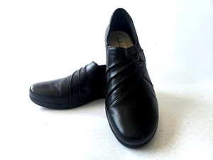 Zapatos Mocasines Colección Clarks Para Mujer Talla 8 M Cómodos Cuero Negro 21951 - Imagen 1 de 15
