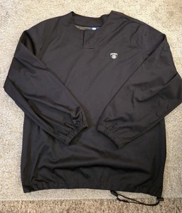 Onfield Reebok Black Equipment Jacket Pull Over NFL XL Long Sleeve Football - Picture 1 of 4
