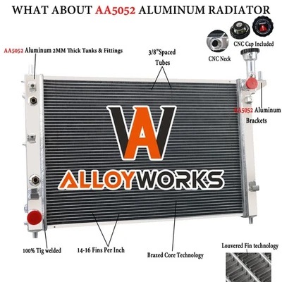 Radiator Fits 07-16 GMC Acadia 2008-2017 Buick Enclave 2009-2017 Chevy Traverse — 第 1/4 张图片