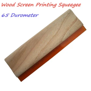 13" 33cm Silk Screen Printing Squeegee Scraper Scratch Board Waterbase 65 - Picture 1 of 7