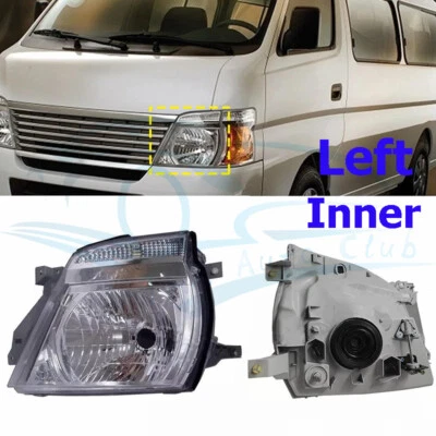 Left Inner Side Headlight Lamp t For NISSAN LHD Caravan Urvan E25 MK4 2005-2012 - Image 1 of 4