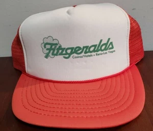 Vintage Fitzgeralds Casino Baseball Cap Hotels Reno Las Vegas Snapback Hat - Picture 1 of 8