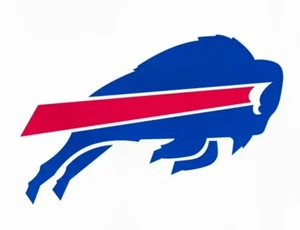 2-PACK FOOTBALL BUFFALO 4in. STICKERS - Picture 1 of 1