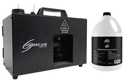 Chauvet DJ Hurricane Haze 1DX Water Based Haze Machine Hazer + Gallon of Fluid - Image 1 of 4
