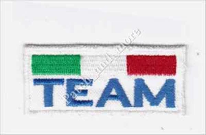 [Patch] Team Italian Tricolor Motorcycle Corse Auto CM 6 x 2,5 Patch Embroidery - Picture 1 of 1