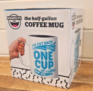 Big Mouth Inc Die halbe Gallone Kaffeebecher fasst 64 Unzen - Neu mit Karton - Bild 1 von 6