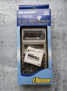 Sharp EL-1611H elektronischer Druckrechner großes Display Druck - neu im Karton - Bild 1 von 3