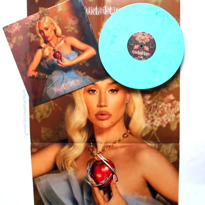 ORIGINAL 2020 IGGY AZALEA WICKED LIPS 12 INCH COLOR VINYL EP + POSTER MINT NEW - Image 1 of 4