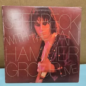 1977 Jeff Beck "LIVE With The Jan Hammer Group" LP - EPIC Records (PE-34433) EX+ - Picture 1 of 8